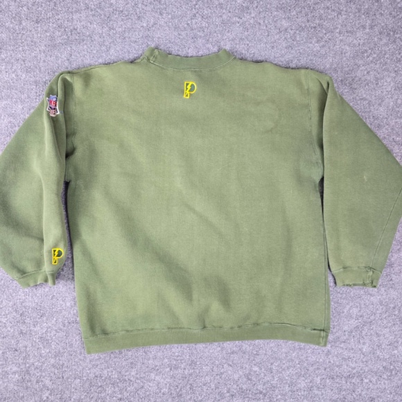 Vintage 90s Green Bay Packers Pro Player NFL Sweatshirt Crewneck Green Men’s M - Picture 7 of 11